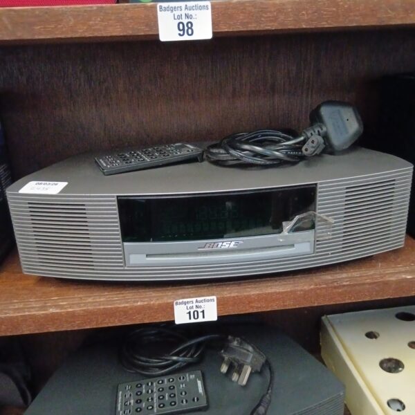 Bose Wave Music System. Has Small Damage On Front with remote