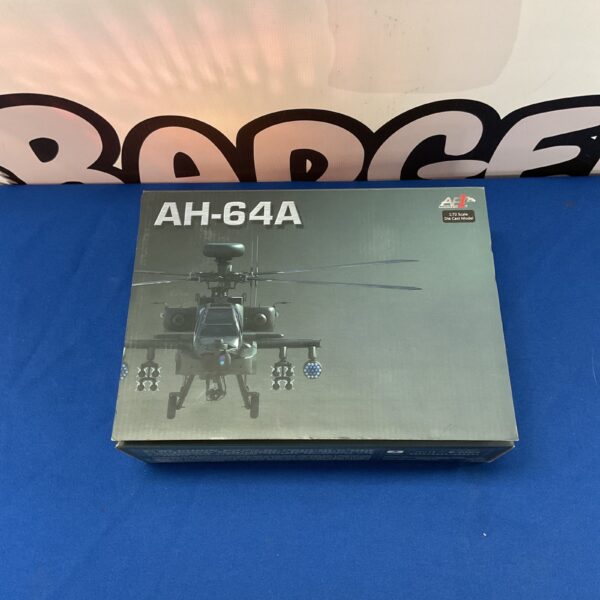 AF1 Models AH-64A Attack Helicopter diecast model in original box.
