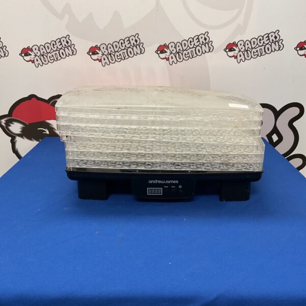 Andrew James food dehydrator with multiple trays for drying food.