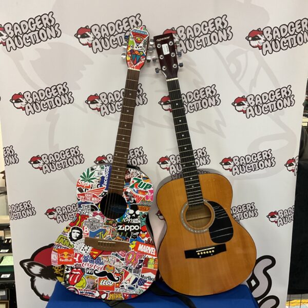 Acoustic electric guitar lot featuring Applause and Elevation brands.