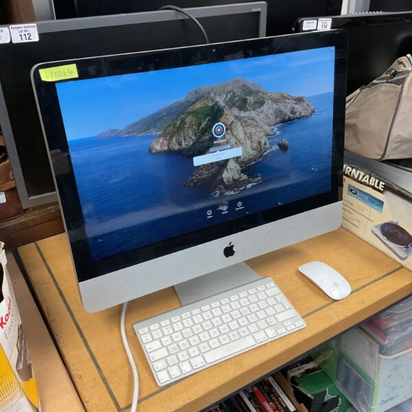 Used Apple iMac a1311 desktop computer with keyboard and mouse.