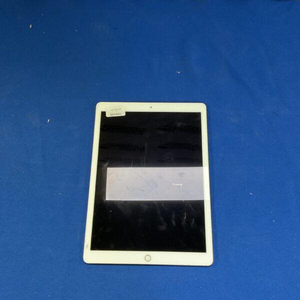 Damaged Apple iPad A1670 tablet with cracked screen.