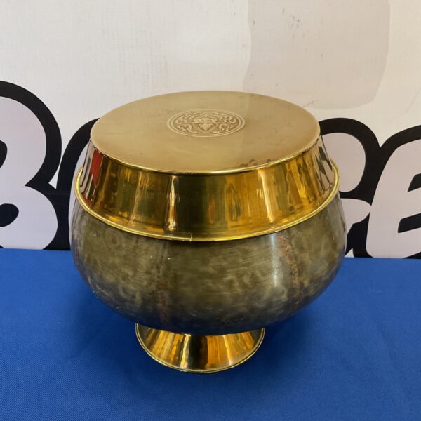 Brass Baan Bat Monk's Bowl, traditional Buddhist alms bowl.