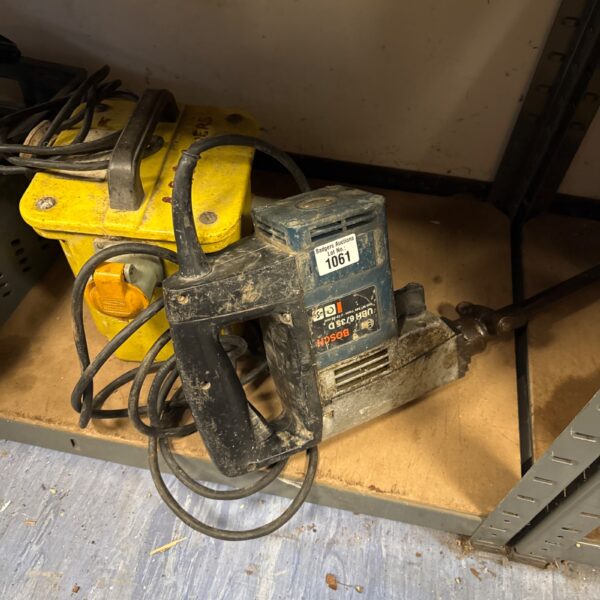 Untested Bosch concrete breaker drill with transformer block.