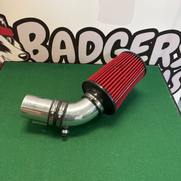 Red cone air filter kit for car performance