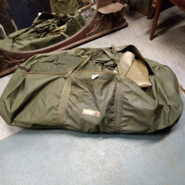 Used Chub fishing bivvy bag for angling equipment storage.