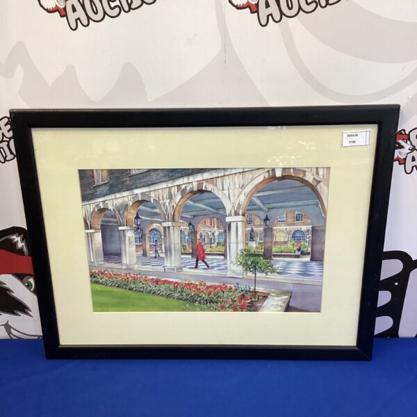 Signed limited edition Deyan print of Guys Hospital in London.