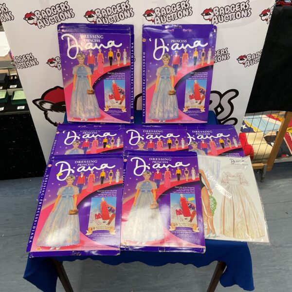 Lot of vintage "Dressing Princess Diana" sets for collectors.
