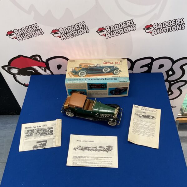 Vintage Duesenberg Model Kit by Gabriel, classic automotive collectible.