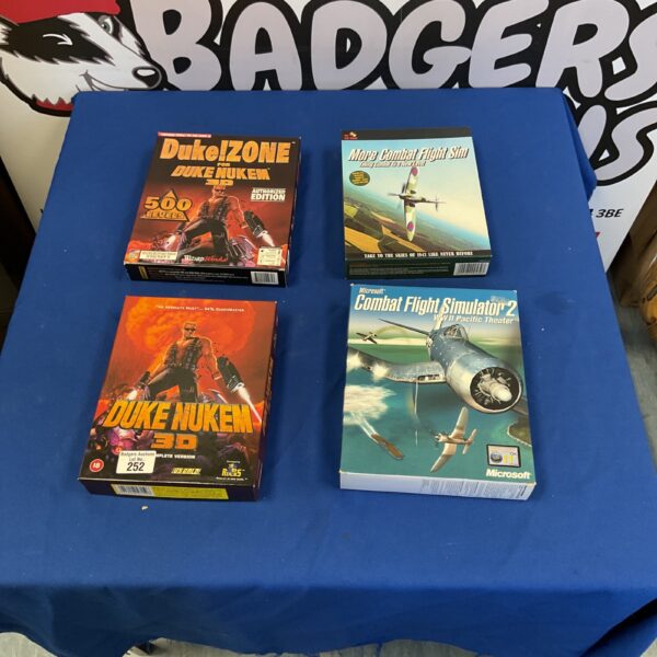 Vintage Duke Nukem 3D PC game packaging for collectors.