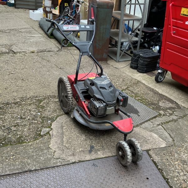 Used Efco DR51 S6 stump grinder for garden and landscaping tasks.