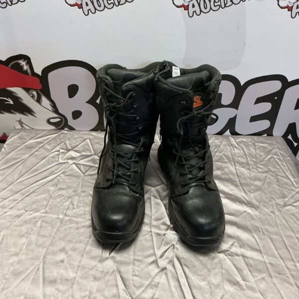 Endurance size 10 steel toe cap boots for work.