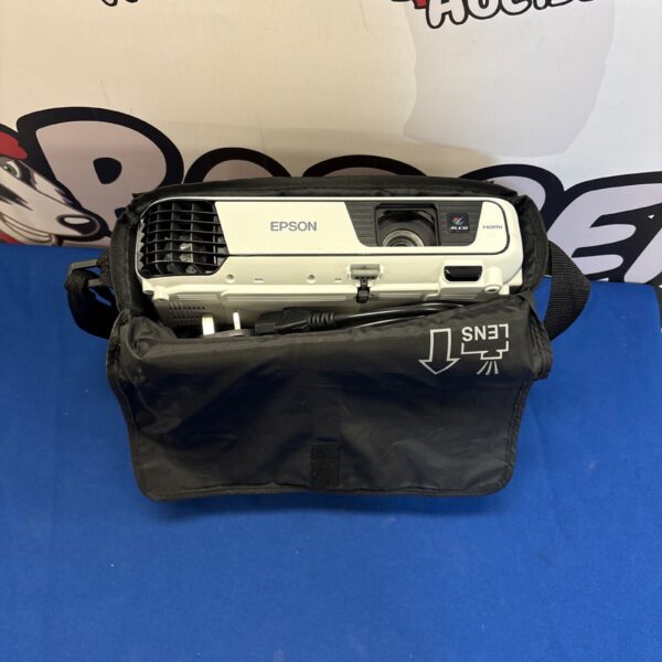 Vintage Epson LCD projector in its original carrying case.