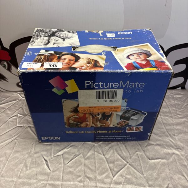 Epson PictureMate PM-245 printer in used condition for home photo printing.
