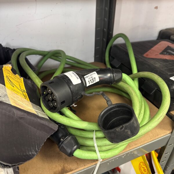 EV charger cable with Type 2 connector, untested condition.