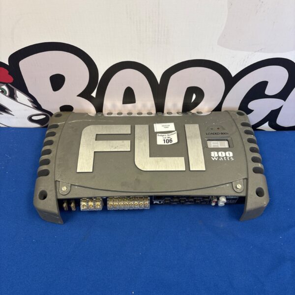Vintage FLI Loaded 800S car amplifier for sale.