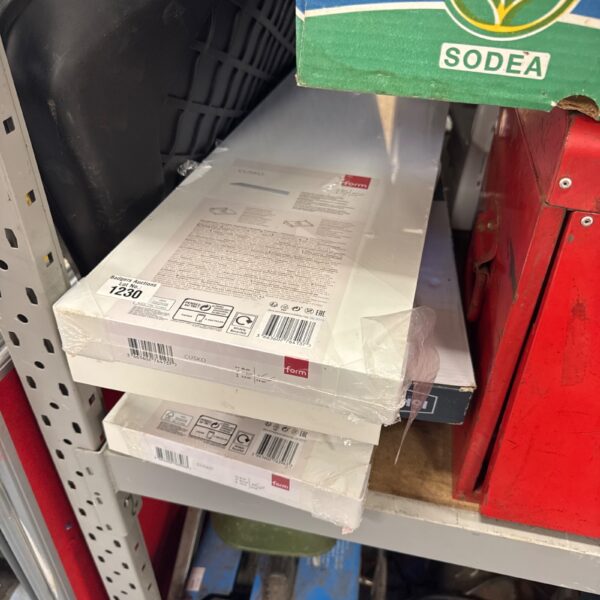 New lot of assorted floating shelves including Form brand shelves.