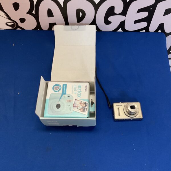 Fujifilm Instax Mini 9 instant camera, model pc1675, in colour.