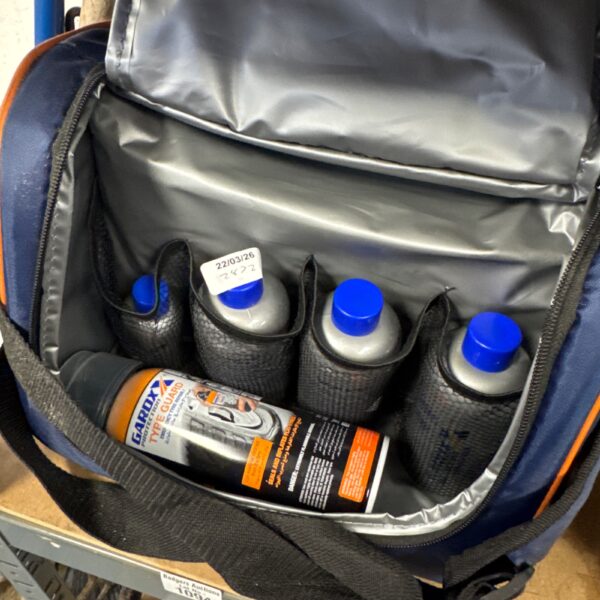 Gardx car care kit contents inside branded bag.