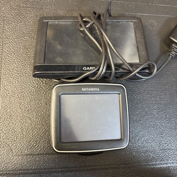 Garmin sat nav GPS device for car navigation system.