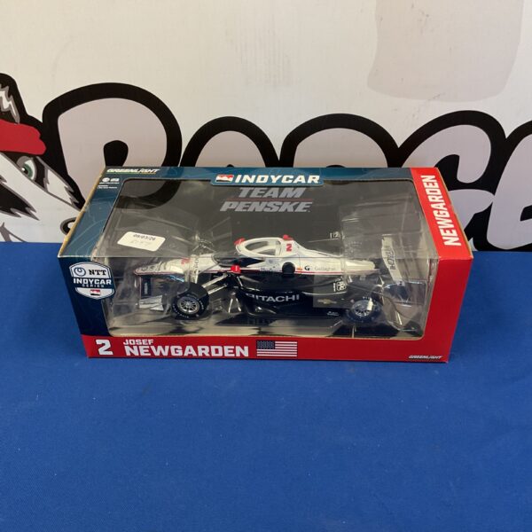 GreenLight Josef Newgarden IndyCar diecast model in packaging.