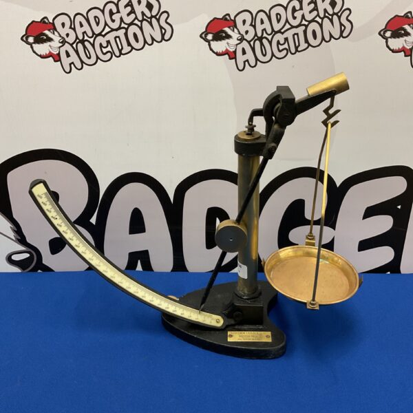 Antique Griffin & Tatlock quadrant balance scale from circa 1928.