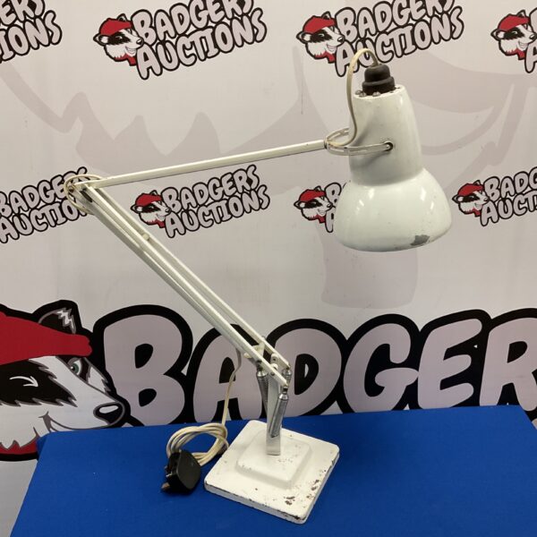 Vintage Herbert Terry Anglepoise lamp with two-step base.
