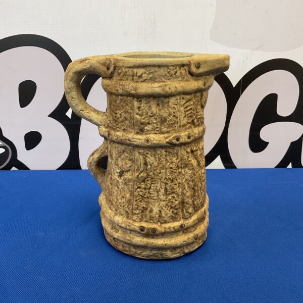 Vintage Hillstonia pottery water jug with double handles.