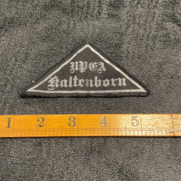Vintage Hitler Youth U.P.C.A. Kaltenborn badge, WWII German insignia.