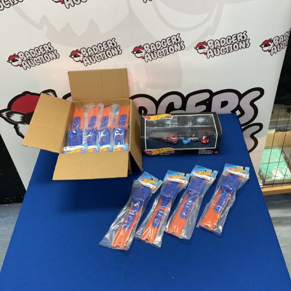 Hot Wheels Premium car bundle with Bugatti, Koenigsegg, and McLaren models.