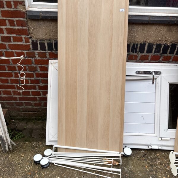 White IKEA Lagkapten tabletop for desks or gaming setups.