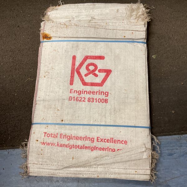 Quantity of medium sized heavy duty engineering sacks for nuts bolts and the like