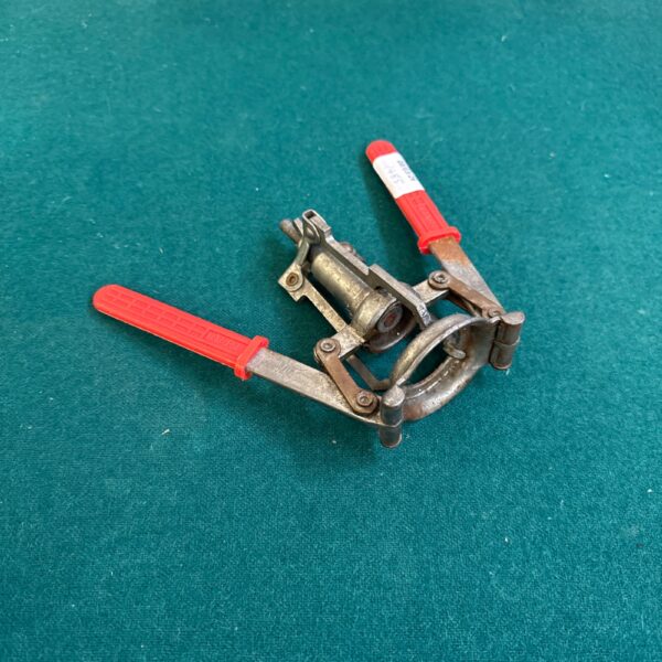 Vintage Inart bottle corker press for wine bottles.
