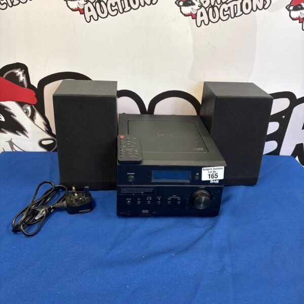 Iwantit micro hi-fi system with DAB and Bluetooth connectivity.