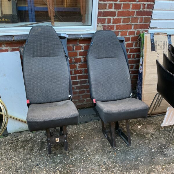 Pair of used jany.dk van seats for vehicle conversions.