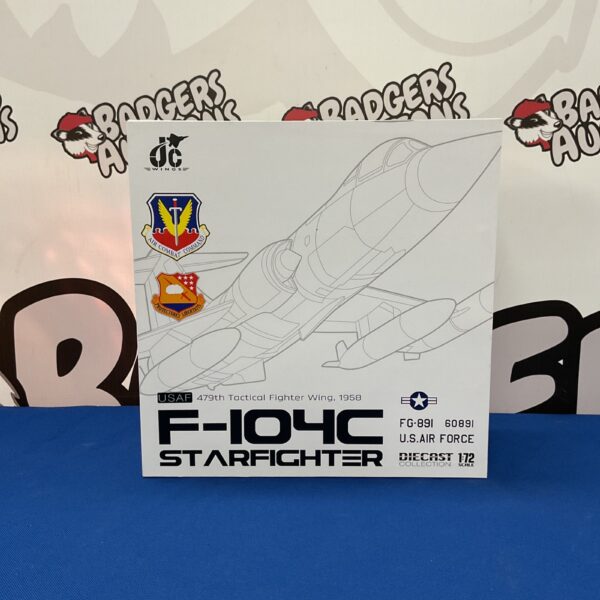 JC Wings diecast F-104C Starfighter scale model aircraft.