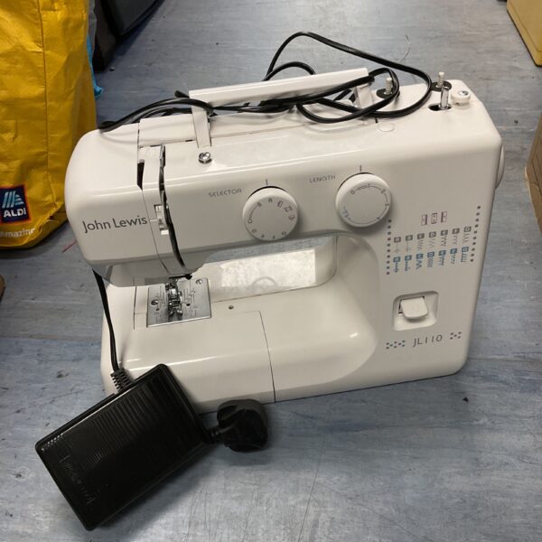 John Lewis JL110 sewing machine, vintage electric sewing machine.