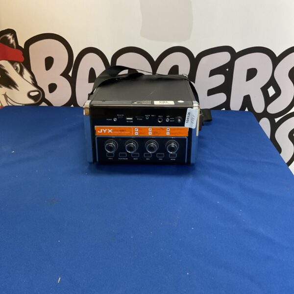 Jyx Jyx69bt active speaker for portable audio and PA systems.