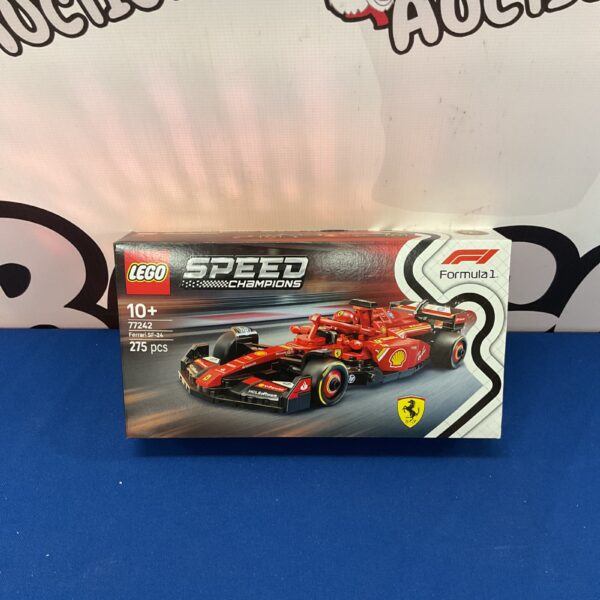 Lego Speed Champions Ferrari SF-24 F1 car building set.
