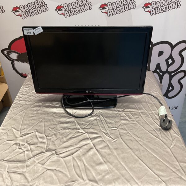 Front view of the LG 22 inch LCD television.