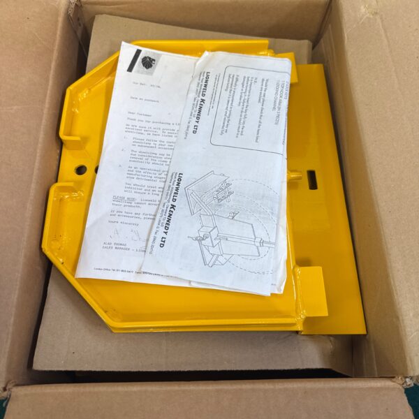 New Lionweld wheel clamp in original packaging with keys.