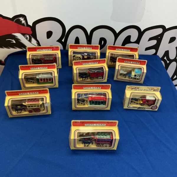 Lledo Days Gone diecast models in original boxes, collectible vehicles.