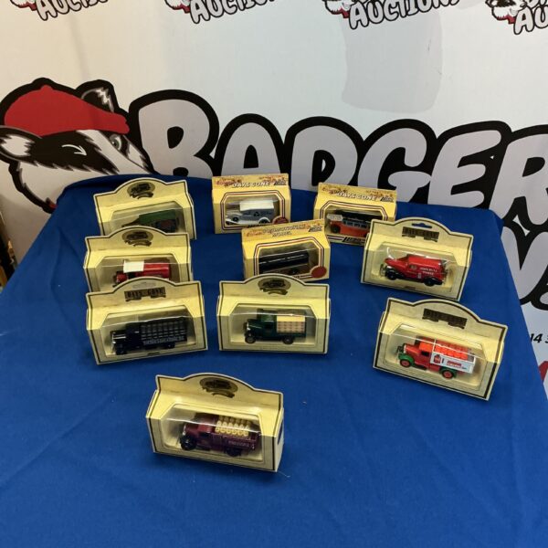Lledo Days Gone model car lot, vintage diecast vehicles.