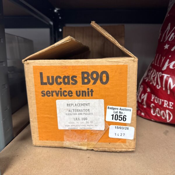 Lucas B90 LRA 100 alternator box, vintage car part.