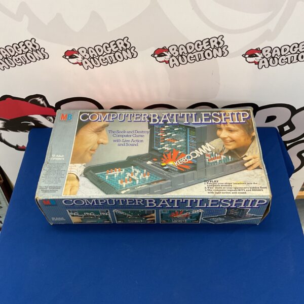 Vintage MB Computer Battleship game, electronic tabletop game.
