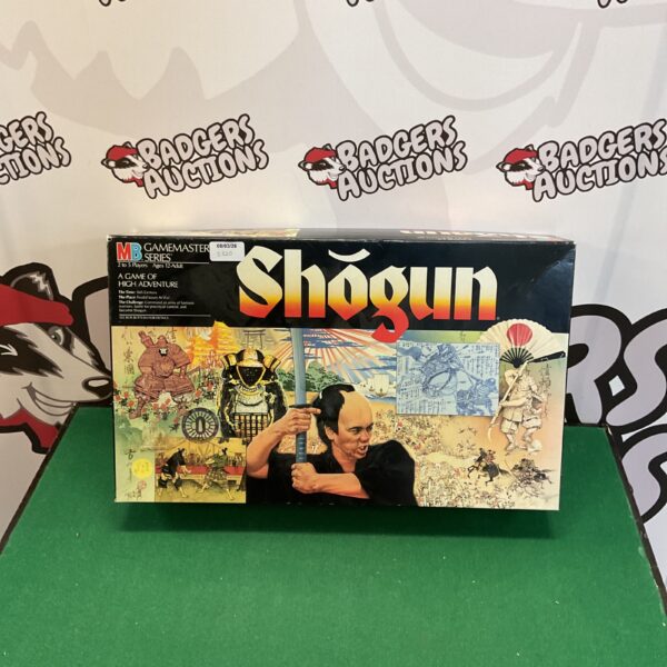 Vintage MB Gamemaster Shogun game board with colourful design.