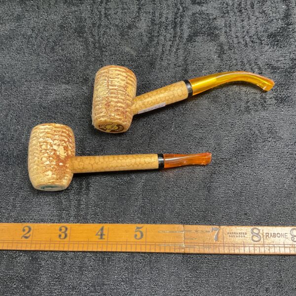 Vintage meerschaum corn cob pipe lot for collectors.