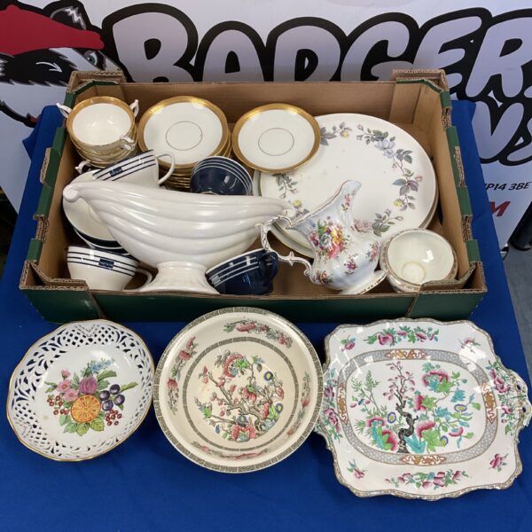 Mixed lot of vintage porcelain and china including Kensington Ware and Coalport.