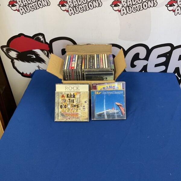 Mixed lot of music CDs for collectors and enthusiasts.