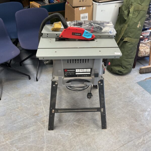 Portable Parker table saw for woodworking and DIY projects.